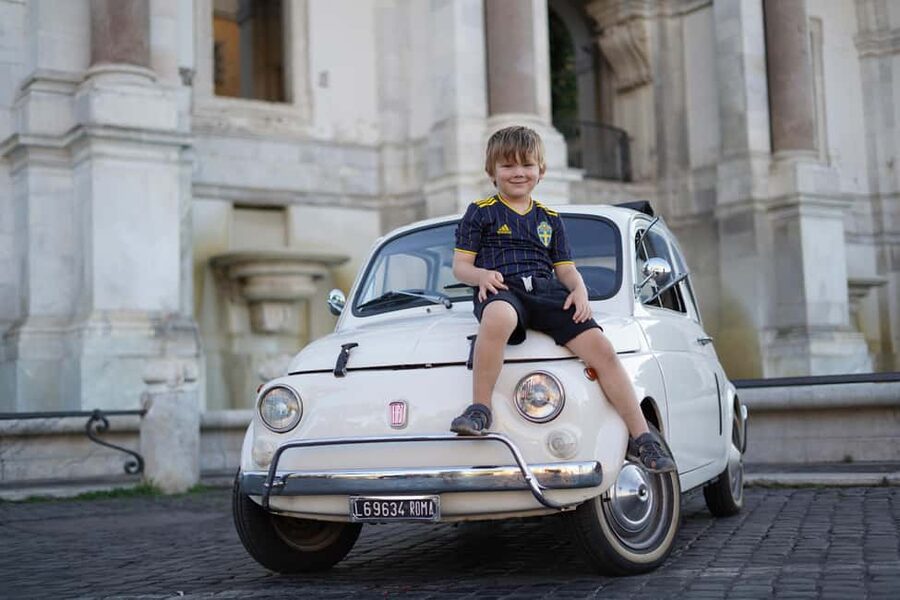 Vintage Fiat500 car Tour by Professional Photographer - Meeting at Oppio Caffe by the Colosseum (and Where You Get Dropped)