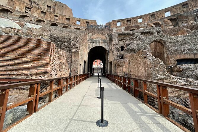 VIP Colosseum Underground and Ancient Rome Small Group Tour - Entering the Colosseum: Arena view plus underground and dungeons