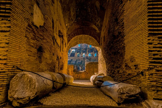 VIP Colosseum Underground & Arena Floor – Extra Small Group - VIP Colosseum Underground and arena floor: what you’re really paying for