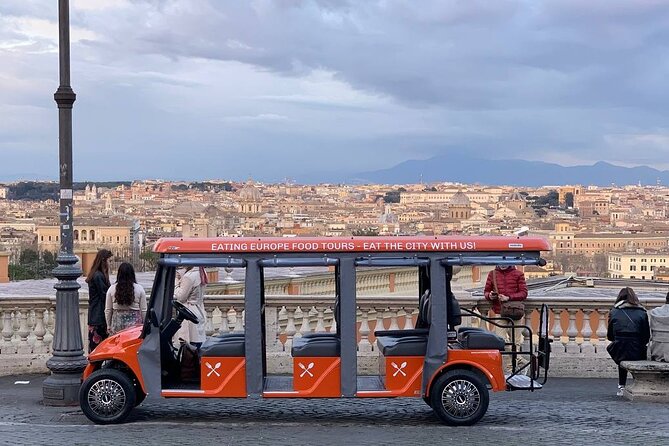 VIP Rome Golf Cart Food Tour with Eating Europe - Rome on wheels: why this golf cart format works