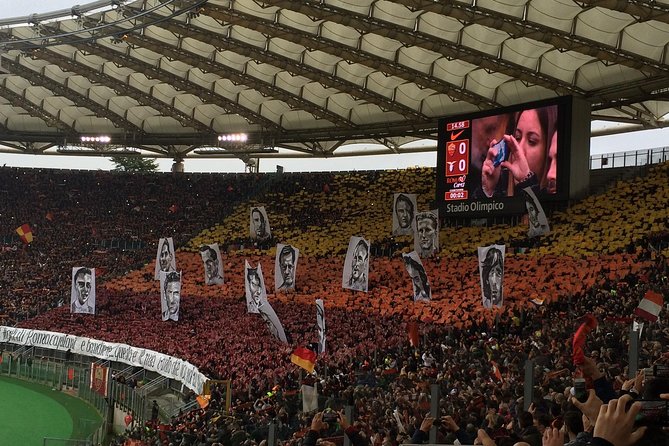 VIP Tickets and Seats to AS ROMA game with Gourmet Buffet and Open Bar - Meeting the hosts: Angelo, Martina, David, and Denis