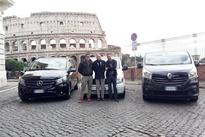 VIP transfer from-to Airport from and to Port from and to hotel - Pickup in Rome: hotel, cruise ship, or airport arrival terminal